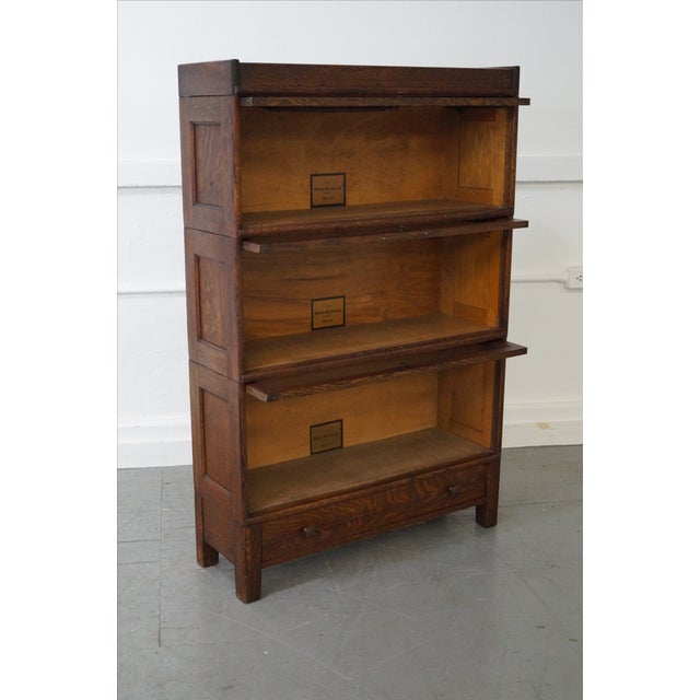 Antique Oak Barrister Stacking Bookcase Chairish