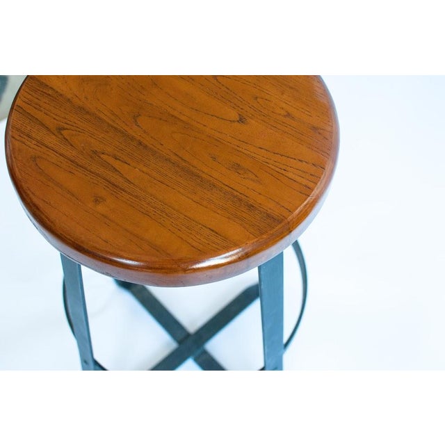 West Elm Rustic Bar Stools Set of 3 Chairish