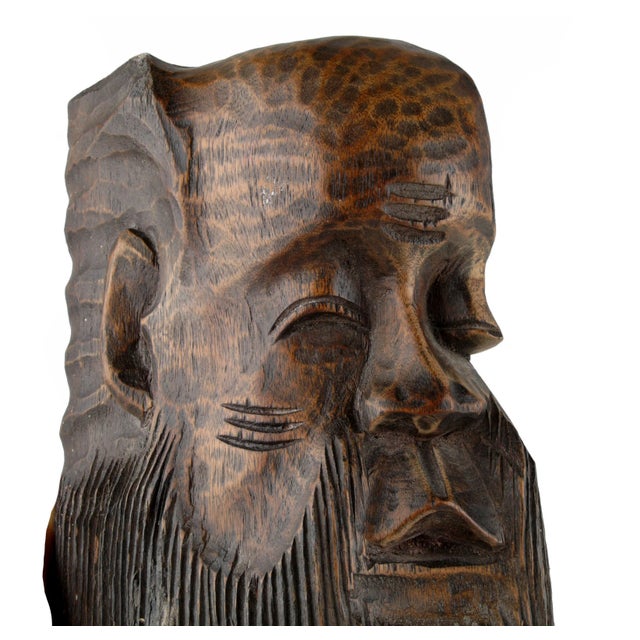 HandCarved African Face Mask Chairish
