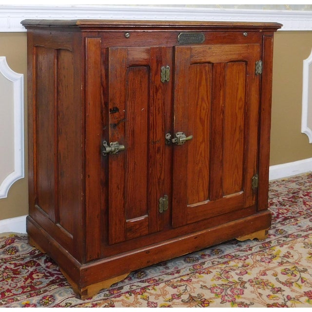 C1890 Rare Antique French Glacieres Oak Ice Box Chairish