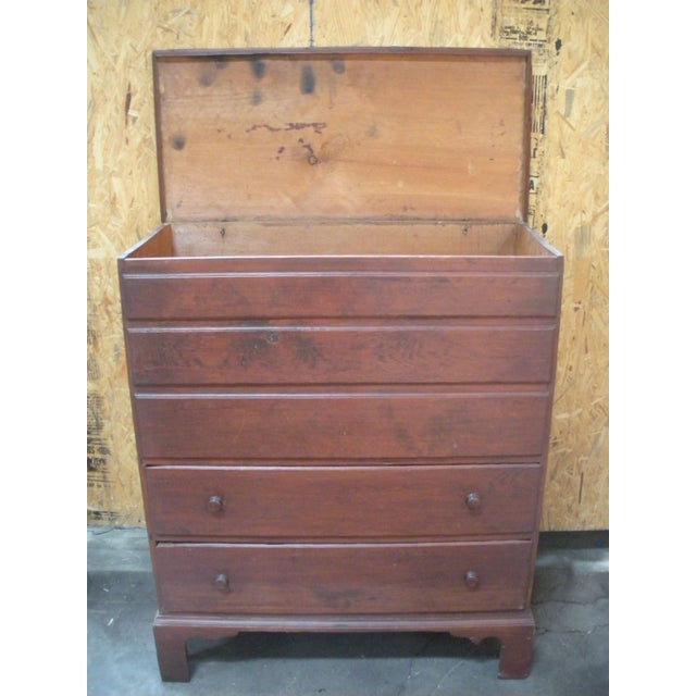 Handmade Antique Tall Blanket Chest Mule Chest Chairish