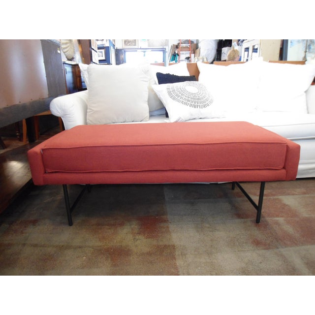 Blu Dot Burnt Orange Bench | Chairish