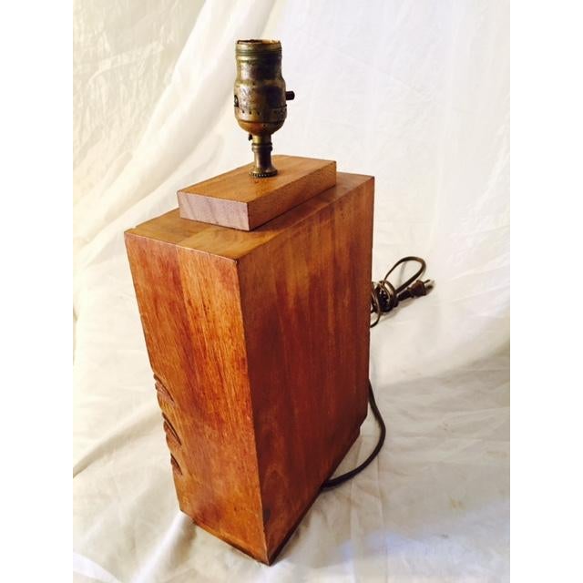 Vintage Koa Wood Table Lamp Chairish