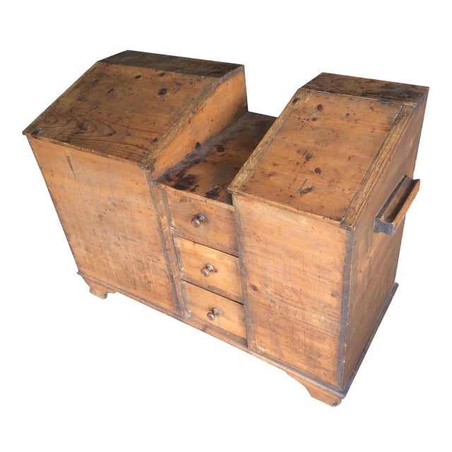 Antique Pine Grain Bin Chairish