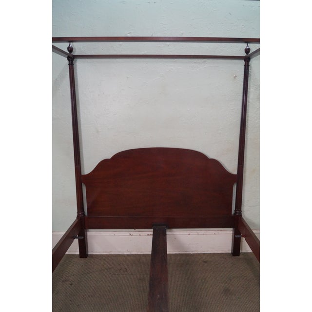 Baker Historic Charleston Queen Mahogany Claw Foot Poster ...