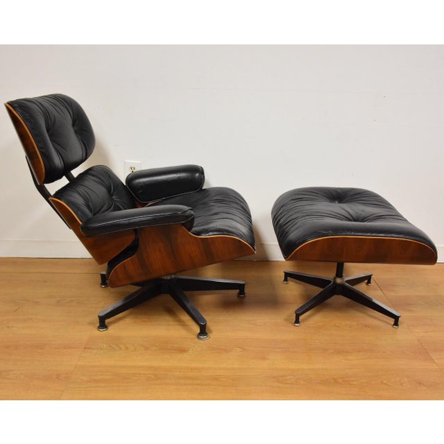 Original Eames Rosewood Lounge Chair and Ottoman Chairish