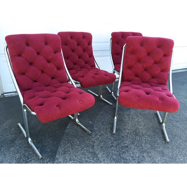 Jerry Johnson Style Dining Chairs Set of 4 Chairish