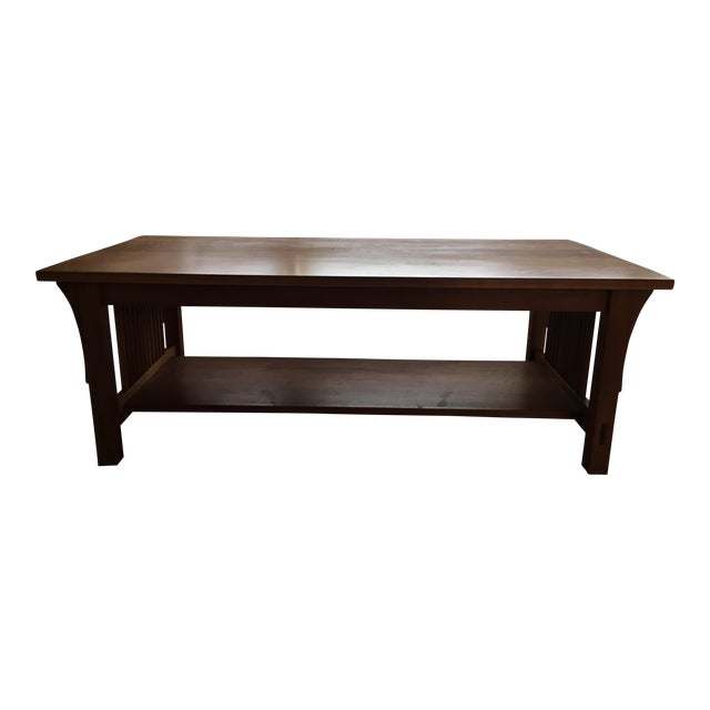 Stickley Mission Syle Coffee Table In Natural Cherry