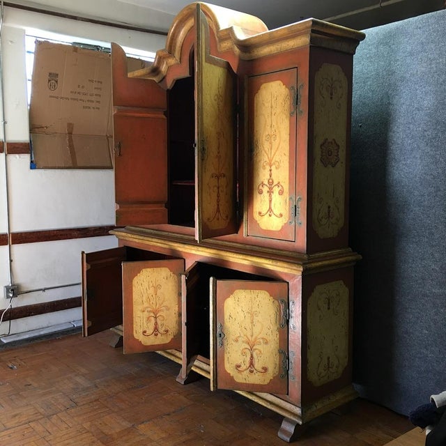 HandPainted German Armoire Chairish