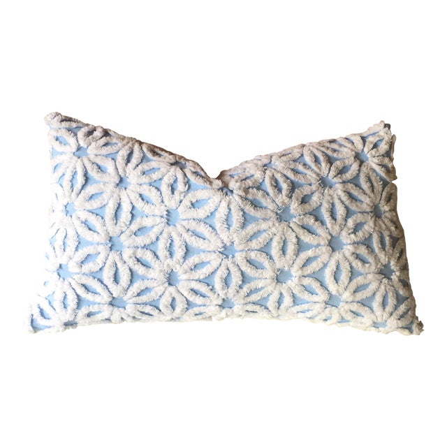 Vintage Chenille Floral Shabby Chic Pillow Cover Chairish