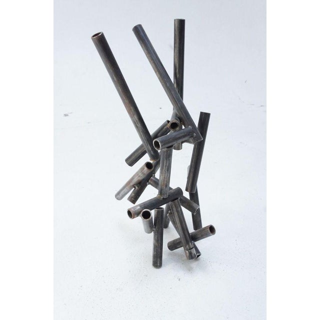 Metal Pipe Sculpture Chairish