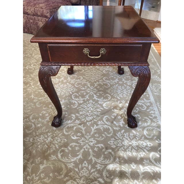 Ethan Allen Mahogany End Table Chairish
