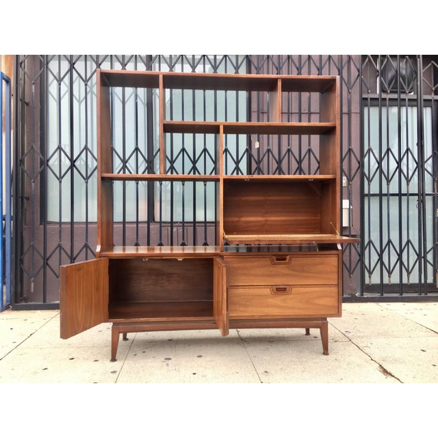 MidCentury 1960s Walnut Room Divider Chairish