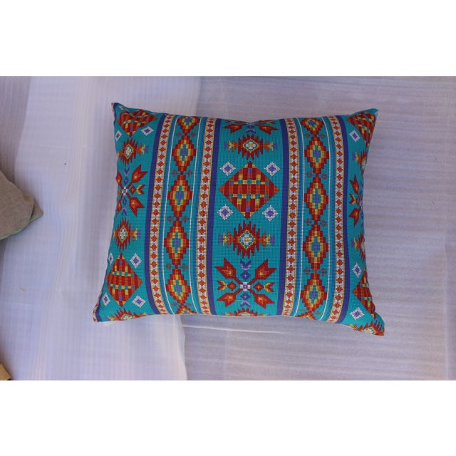 Southwestern Turquoise Pillows - Pair Chairish