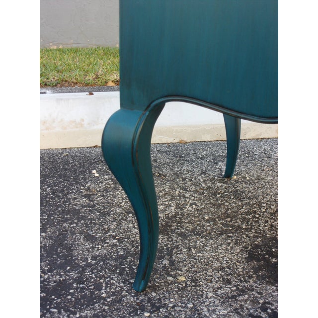 MidCentury Blue Nightstands Pair Chairish