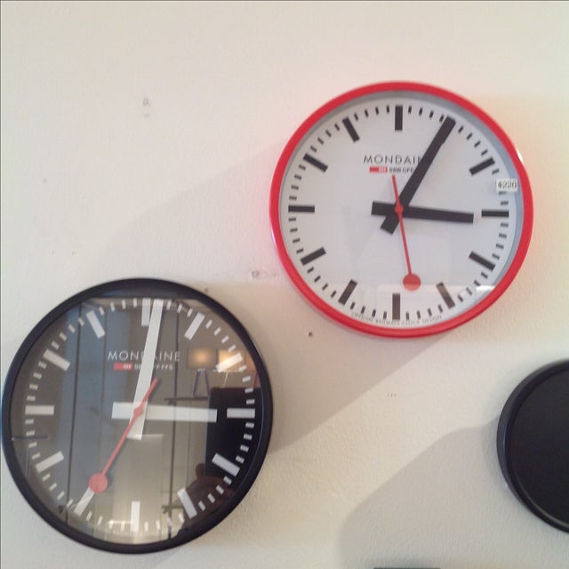 Swiss Railway Wall Clock Chairish