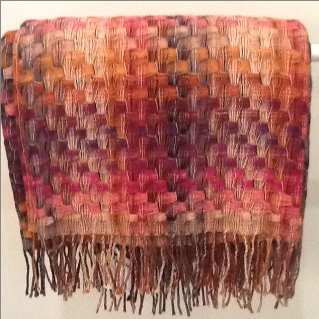 Missoni Home 'Husky' Pink & Purple Throw Chairish