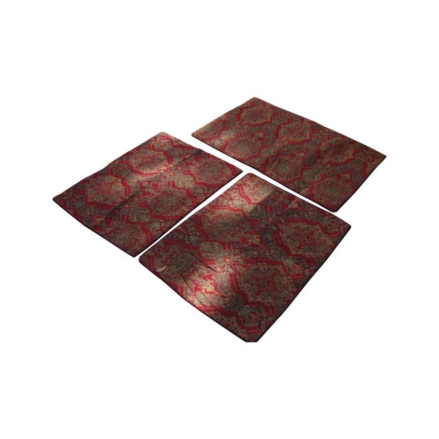 Turkish Kilim Moroccan Floor Pillows - Set of 3 Chairish