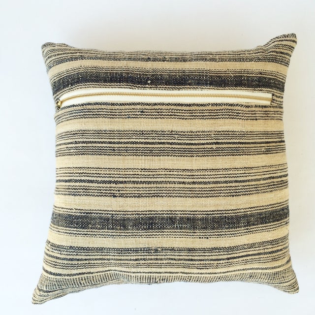 Vintage Hand Woven Hemp Pillow Chairish