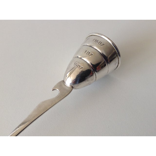 Napier Silver Plate Jigger and Spoon Chairish