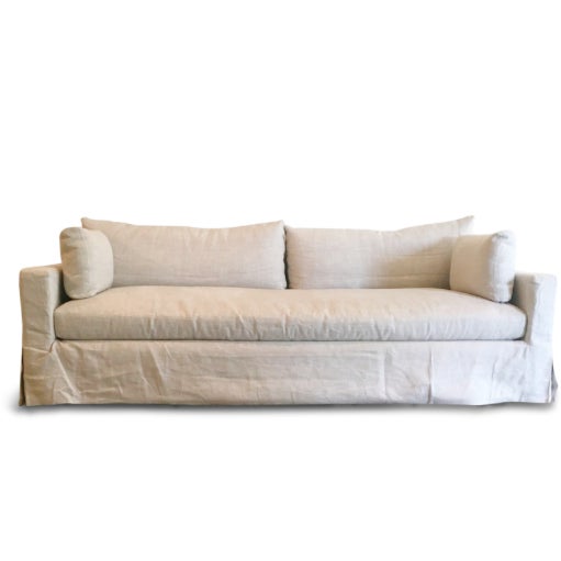 Restoration Hardware Belgian Linen Sofa Chairish