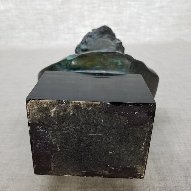 Vintage Bronze Sculpture of David Bust Chairish