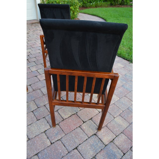 Henredon Walnut Dining Room Chairs Set of 8 Chairish