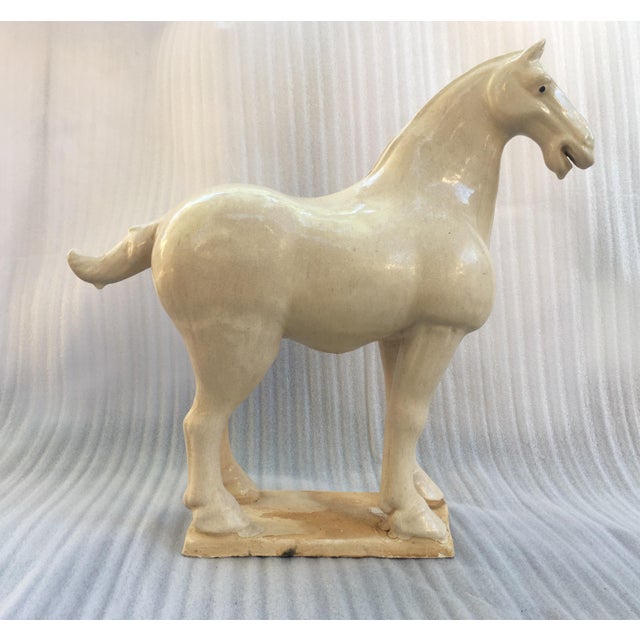 Chinese TangStyle White Horse Chairish