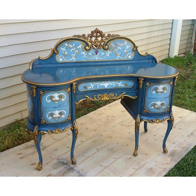 HandPainted French Desk Chairish