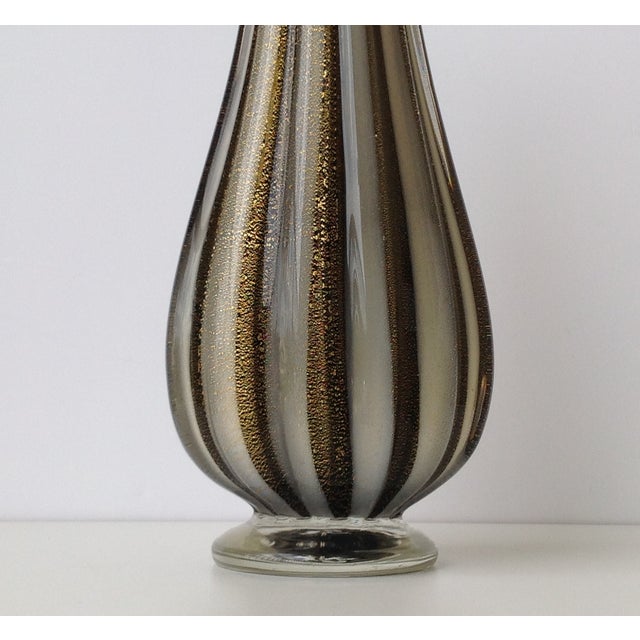 Alfredo Barbini Italian Murano Tall Center Vase Chairish