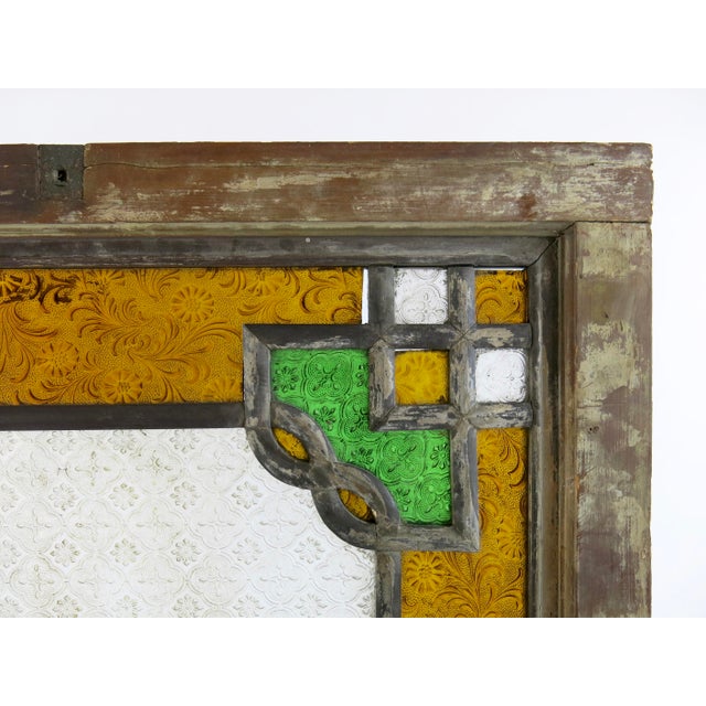 Antique Chinese Stained Glass Window Chairish