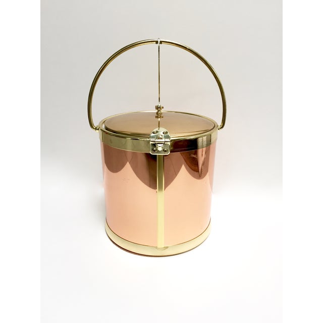 Vintage Copper/Brass Colored Kraftware Ice Bucket Chairish