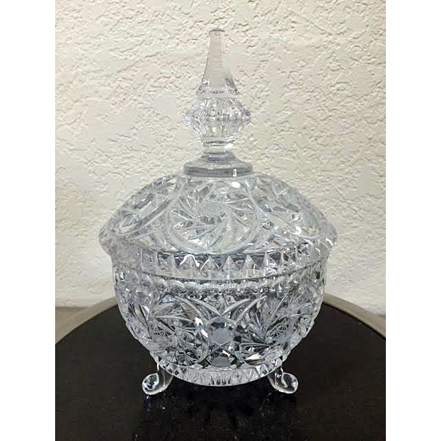 Imperlux Crystal Footed Candy Dish Chairish