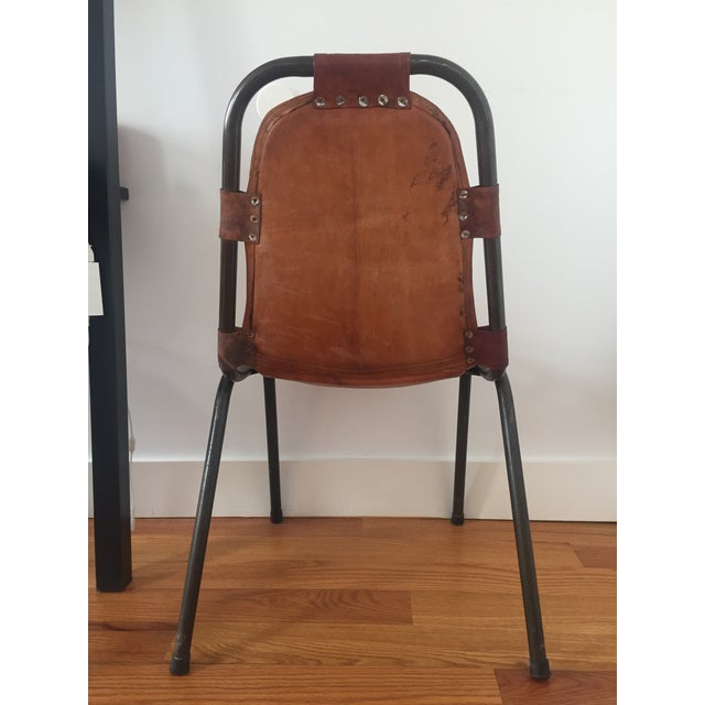 Padded Leather Strap Dining Chairs Set of 4 Chairish