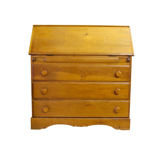 Pine Secretary Desk Chairish