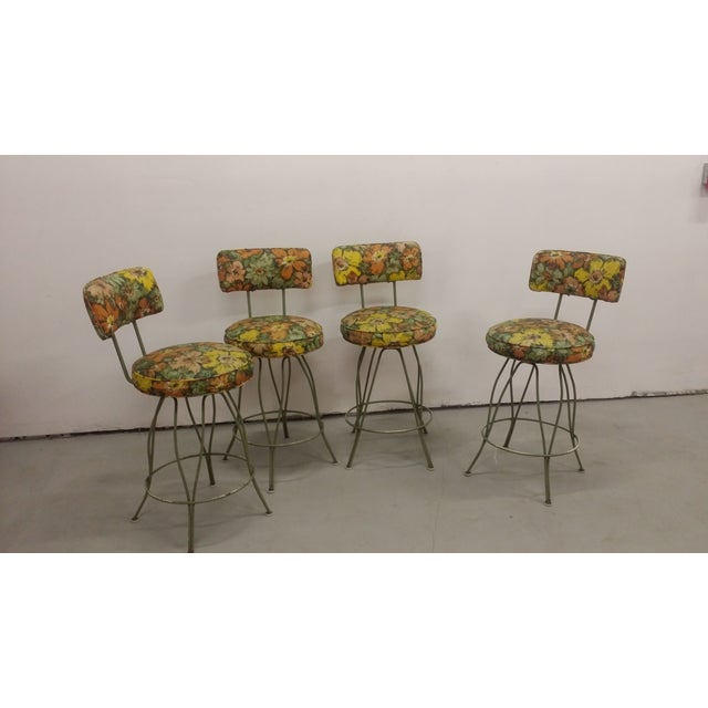Vintage Kitchen Counter Stools Set of 4 Chairish