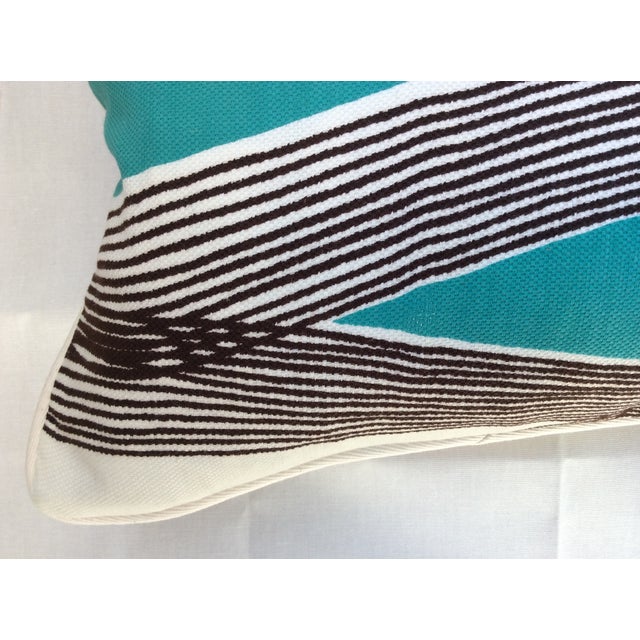 Mid-Century Modern Waves Lumbar Throw Pillow Chairish