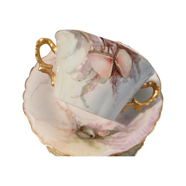 Seashell Limoges Soup Cups & Saucers 24 Pieces Chairish