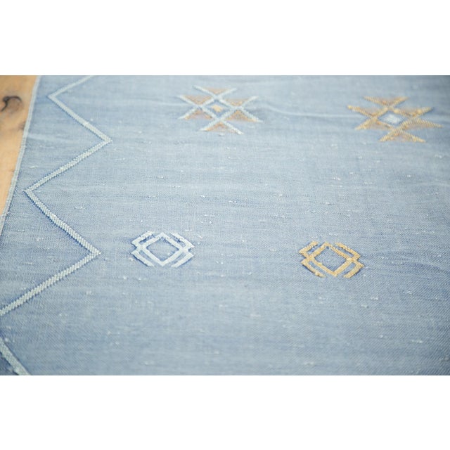 Denim Blue Kilim Rug Runner 2'6" X 8'10" Chairish