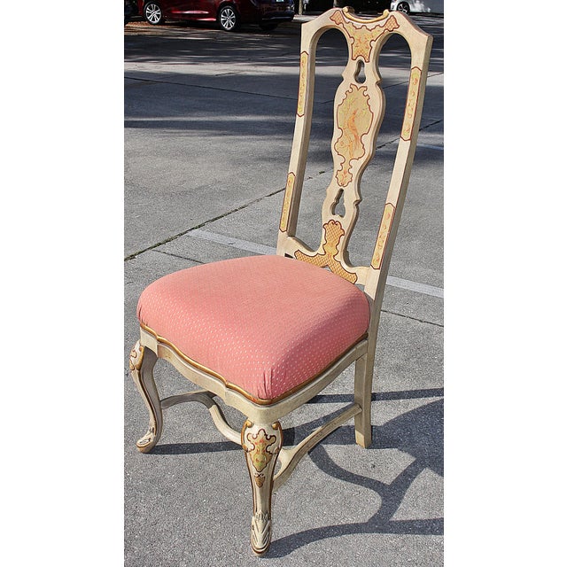 Painted Queen Anne Dining Chairs Set of 6 Chairish