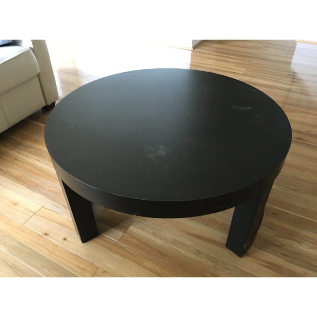 West Elm Round Curved Leg Coffee Table | Chairish