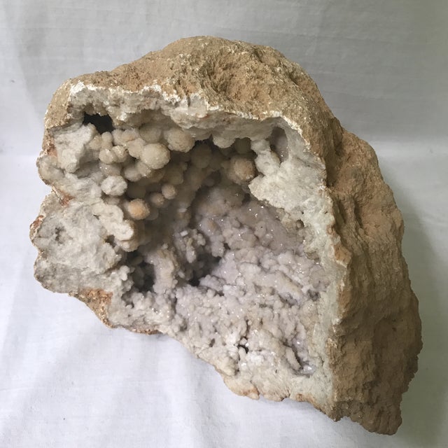 Cream & White Geode Chairish