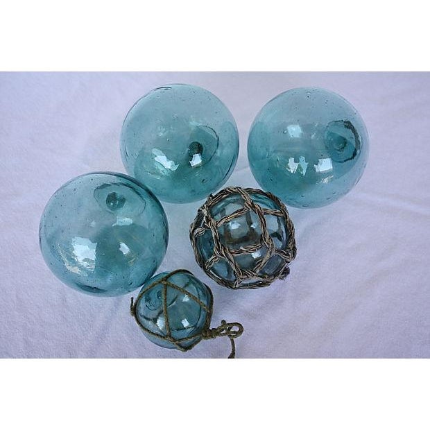 Assorted Japanese Fishing Floats Set of 6 Chairish