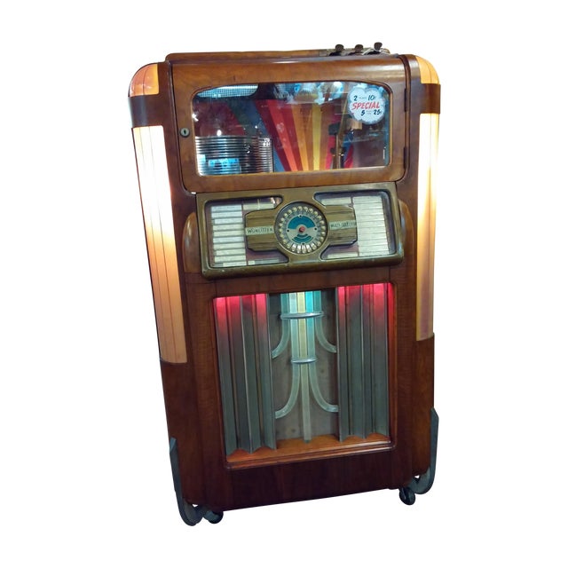 Wurlitzer Model 24 Coin Op Jukebox C.1937 Chairish