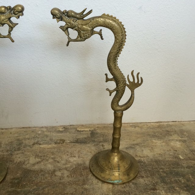 Antique Brass Incense Burner Dragons Chairish