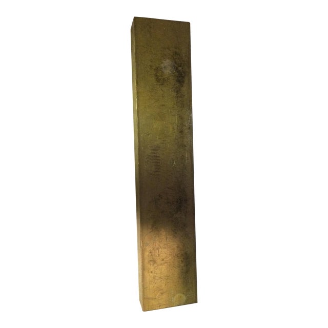 Rustic Solid Brass Bar Chairish