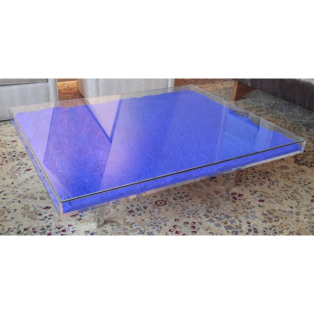 Yves Klein Table Bleu Style Coffee Table Chairish
