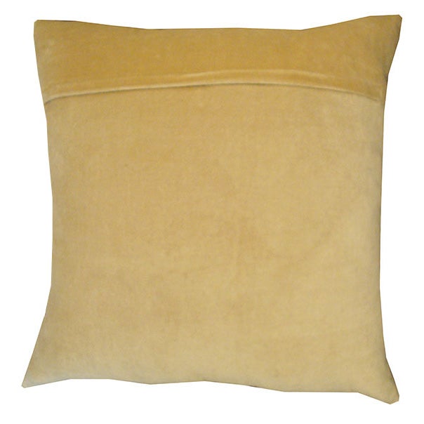 Tahari Modern Gold Print on Velvet Down Pillow Chairish