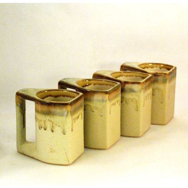 Padilla Stoneware Mugs with Stand Set of 4 Chairish