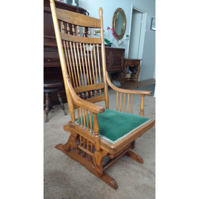 Antique Platform Rocking Chair Chairish